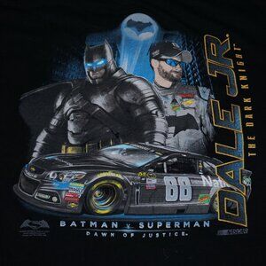 Dale Earnhardt Jr #88 Justice League Hendrick Batman Nascar Tshirt Size M